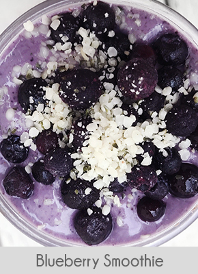 low carb breakfast ideas blueberry smoothie