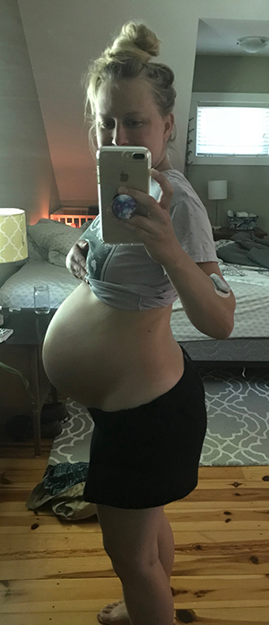 38 weeks pregnant diabetes