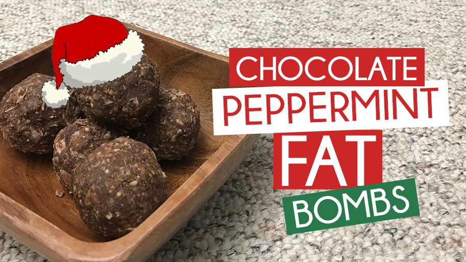 Paleo Chocolate Peppermint Fat Bombs