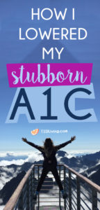 How I Lowered my A1C Pinterest