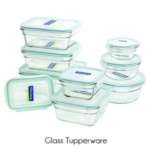 zero waste glass tupperware