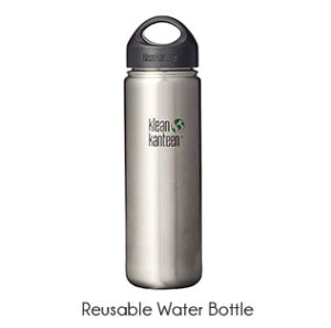 zero waste reusable water bottle