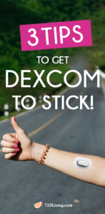 Get Dexcom To Stick Pinterest