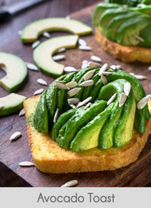 low carb breakfast ideas avocado toast