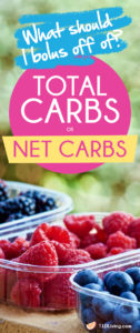 total carbs vs net carbs pinterest