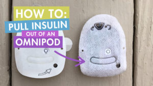 how to pull insulin out of an omnipod