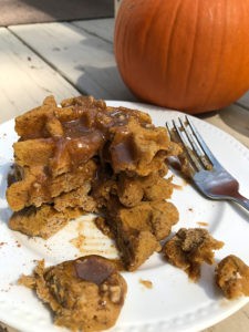 pumpkin pie spice waffles-low carb gluten free paleo