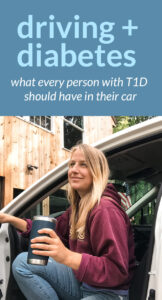 diabetes and driving what everyone with t1d should have in their car. t1d driver safety