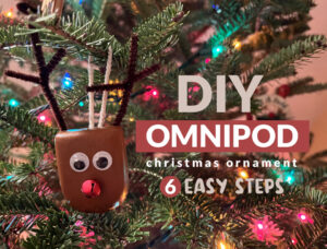 DIY-Christmas-Ornament-omnipod-rudolph