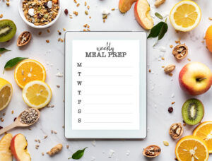 Healthy weekly meal prep routine and ideas
