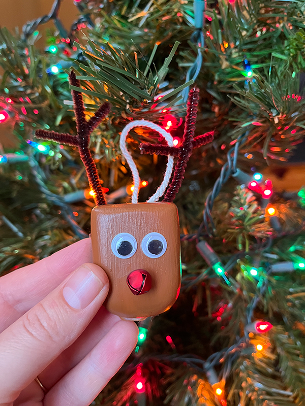 close-up-DIY-T1D-Rudolph-Reindeer-Christmas-Ornament-omnipod