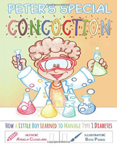 book cover: peters special concotion - a kids book about type 1 diabetes