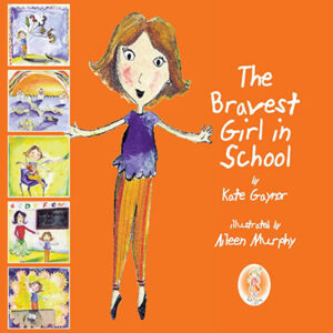 book cover: the bravest girl in school - a kids book about type 1 diabetes