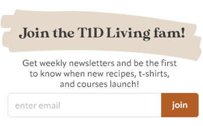 join the t1d living diabetes email list