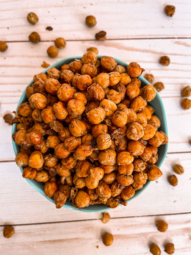 Oven Baked Crunchy Chickpeas