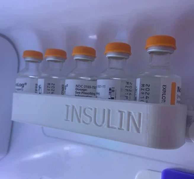 Insulin Vial Refrigerator Storage