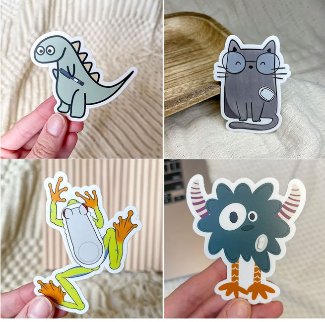T1D Stickers